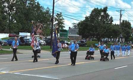 Marching Unit on Union Road